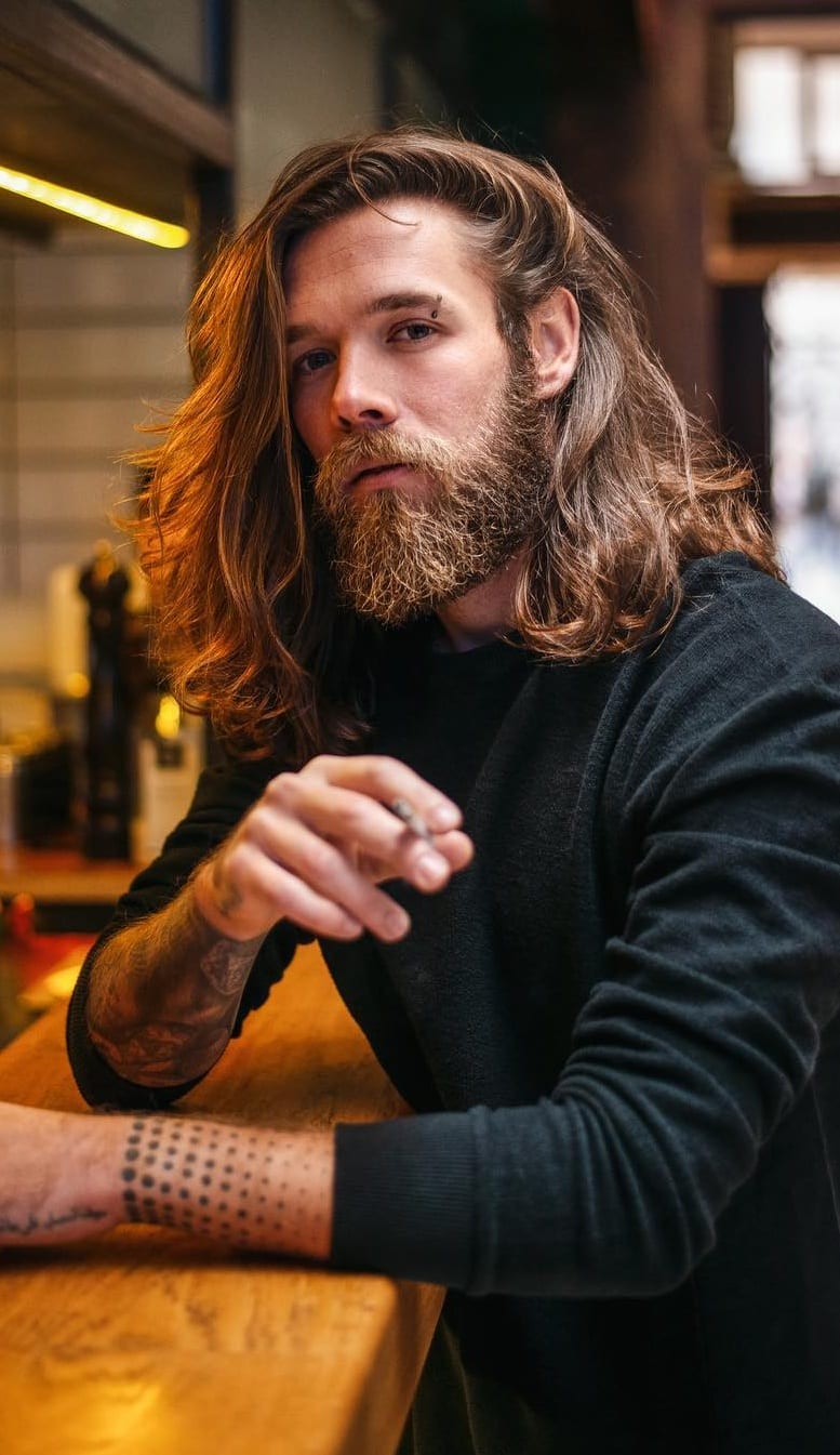 20 Best Long Hair with Beard Styles  AtoZ Hairstyles