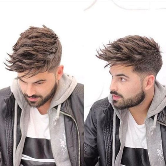 Men With Fade With Medium Length Hair Mens Hairstyle 2018