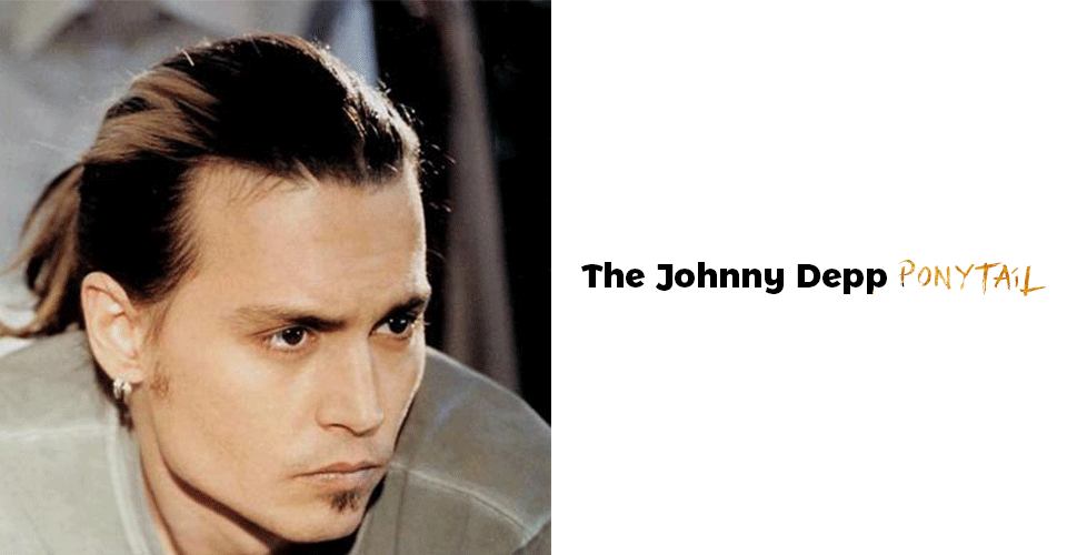 The Ponytail Hairstyle Johnny Depp Edition Men S Hairstyle 2020
