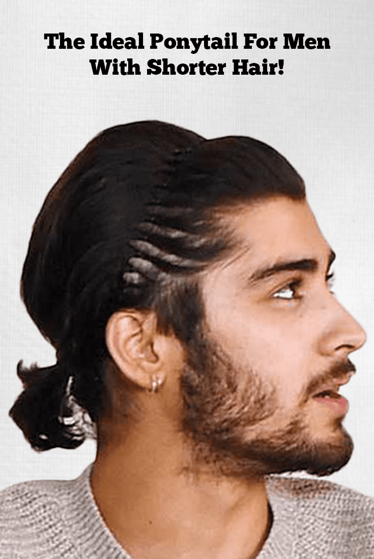 Few Ideal Ponytail Hairstyle For Stylish Men With Short Hair