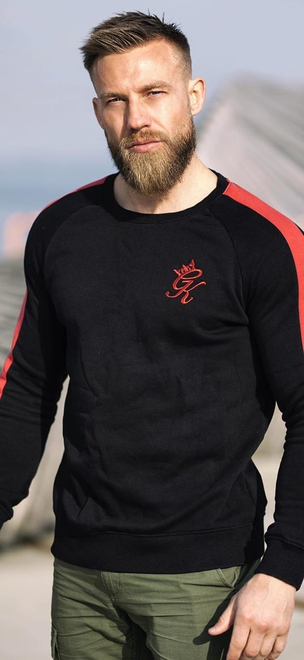 Fade Haircut, Beard & Moustache - Combination - Mens ... (617 x 1341 Pixel)