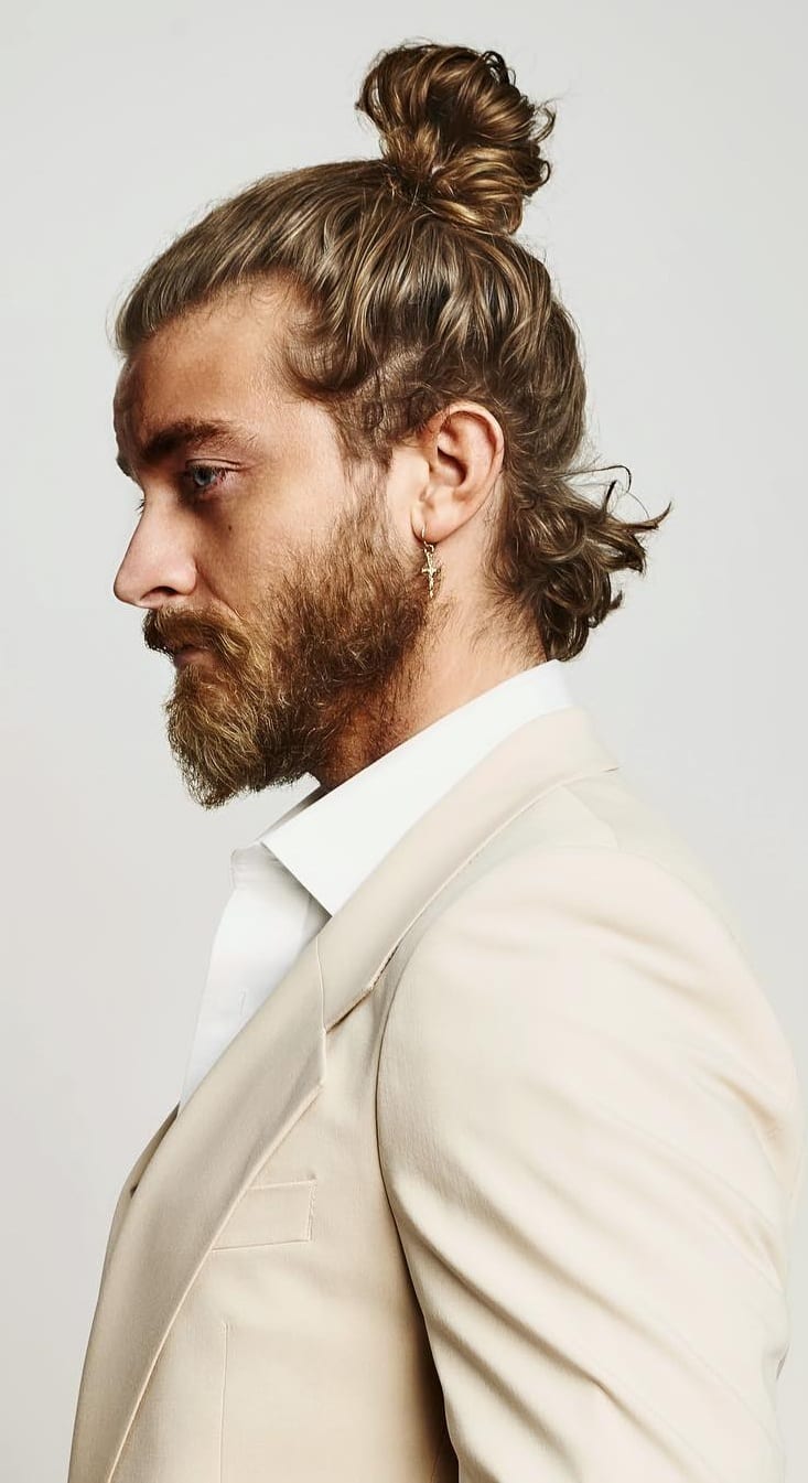 The High Ponytail - The Strong & Sexy Hairstyle | Men's ... (733 x 1345 Pixel)