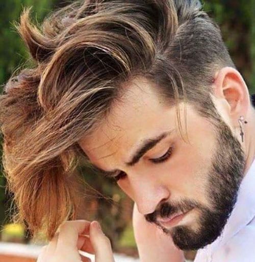 Undercut Long Loose Messy - Mens Hairstyle 2020