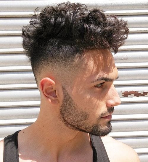 Curly top fade deals